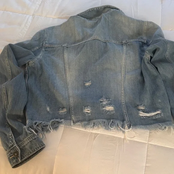 Distressed Denim Jacket by Hidden - Picture 10 of 16